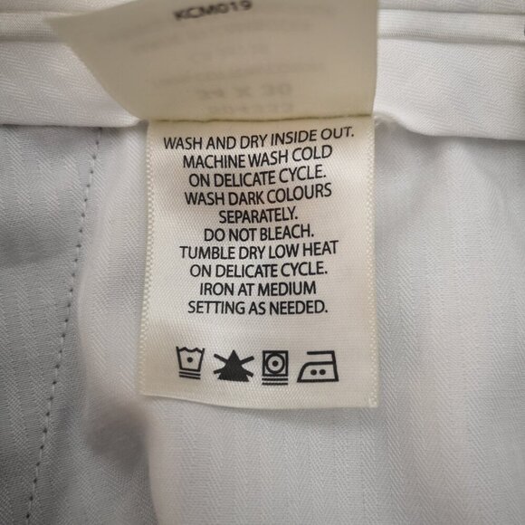 NWT Reaction Kenneth Cole Men's Size 34/30 Straight Legs Grey Flat Front Pants - Picture 4 of 13